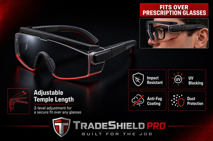 Anti-Fog Safety Goggles — UV Protection Clear Lens