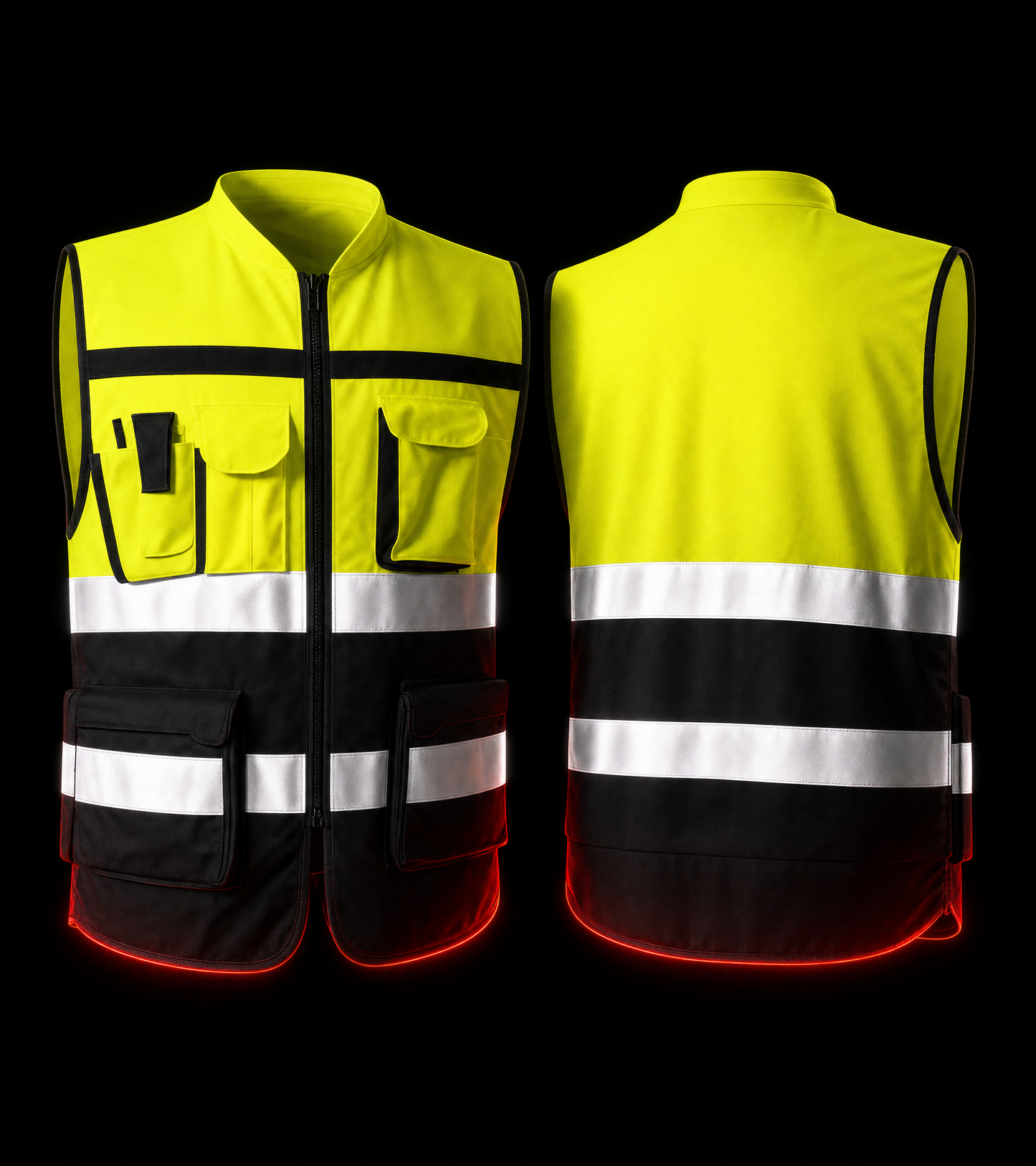 Hi-Vis Safety Vest — High Visibility Reflective Vest